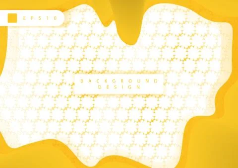 Abstract flowers pattern and wave for design Stock Illustration