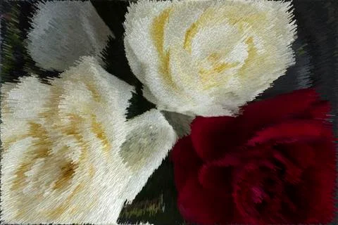 Abstract flowers Stock Photos