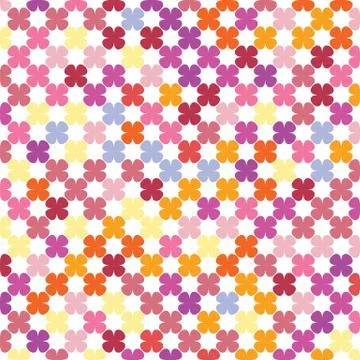 Abstract flowers texture Stock Illustration