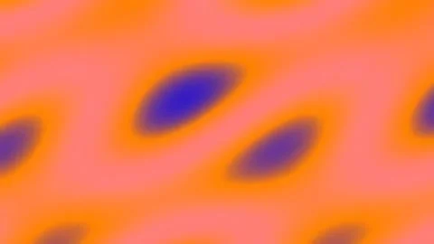 Abstract flowing blue and orange wave pattern background texture design Stock Footage 340378323