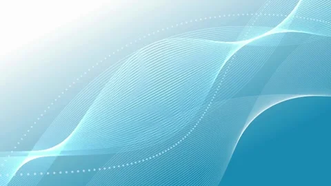 Abstract flowing blue lines motion background Video stock 336109020