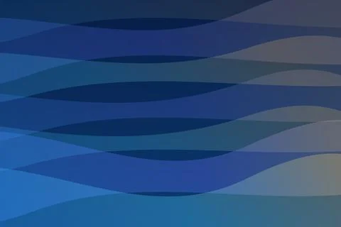 Abstract flowing blue wave background with transparent layers for corporate.. Stock Illustration