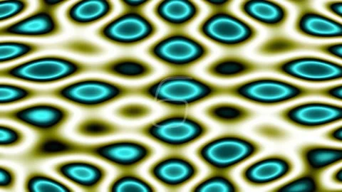 Abstract flowing blue yellow liquid geometric background pattern technology.. Stock Footage 342203632