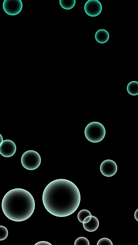 Abstract flowing bubbles creating mesmerizing liquid motion, dynamic gas sp.. Stock Footage 338210419