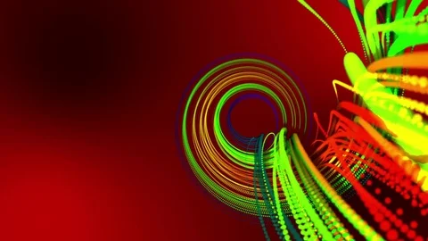 Abstract flowing colorful lines background Video stock 82601952