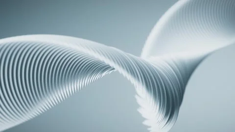 Abstract flowing curve background plays in a loop Video stock 335630885