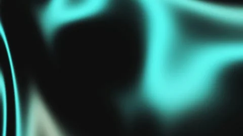 Abstract Flowing Cyan Liquid Light Waves Stock Footage 333695735