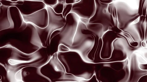 Abstract flowing dark liquid surface with dynamic light reflections Stock Footage 340933044