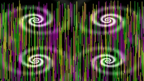 Abstract flowing data visualization with luminous colorful spiral vortex effe Stock Footage 336880935