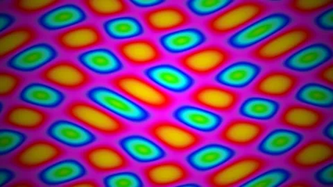 Abstract flowing digital background pattern loop, vibrant retro wave gradient 스톡 동영상 336267721