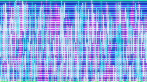 Abstract flowing digital background with vibrant teal and blue wave pattern Stock Footage 339344987