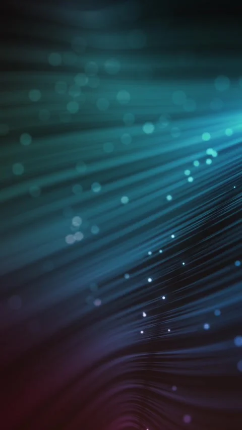 Abstract Flowing Digital Data Lines Network And Communication Loop 動画素材 331028169