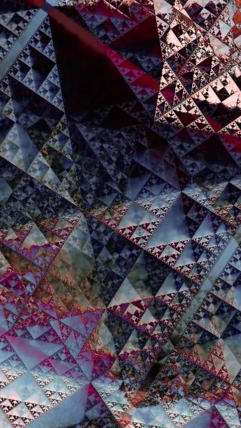 Abstract flowing digital particles in motion Video stock 339903220