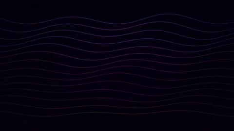 Abstract flowing digital wave equalizer animation with vibrant gradient color Stock Footage 333799992