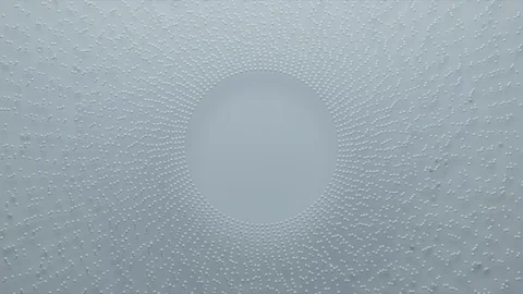 Abstract Flowing Dots, 3d Animation 4k Stock Footage 123114684
