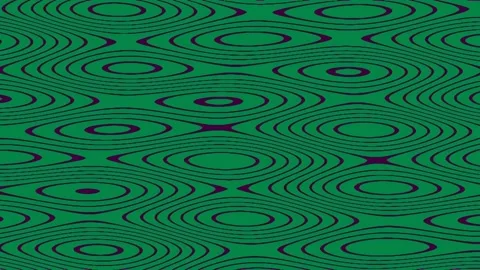 Abstract flowing emerald wave pattern background design ripple texture Stock Footage 342114940