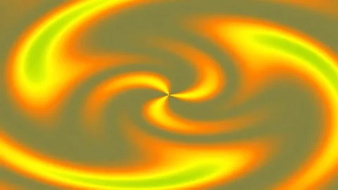 Abstract flowing emerald yellow liquid vortex background motion graphic ani.. Stock Footage 341059813
