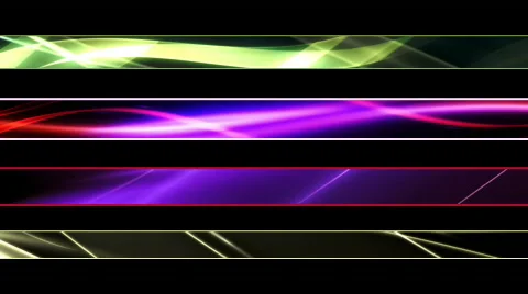 Abstract Flowing Energy Lower Thirds Stock Footage