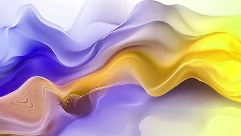Abstract flowing fabric-like waves background animation Stock Footage 330559258