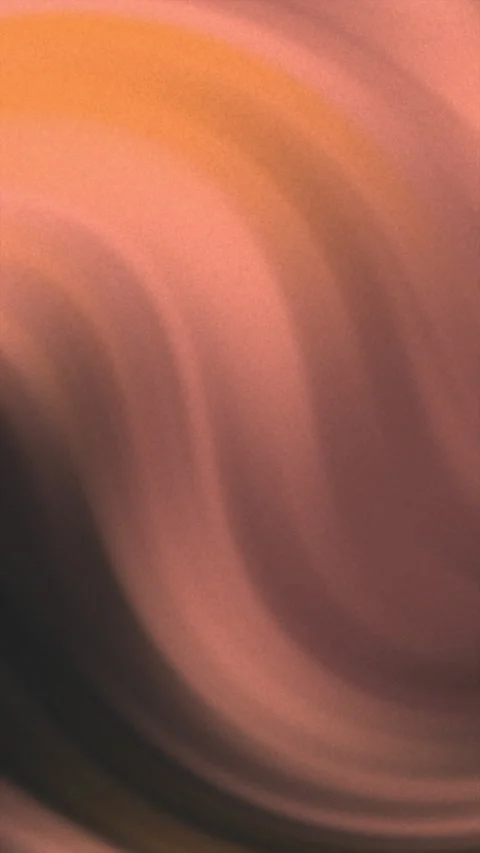 Abstract flowing fabric waves warm copper and dark brown gradient background Stock Footage 339708928