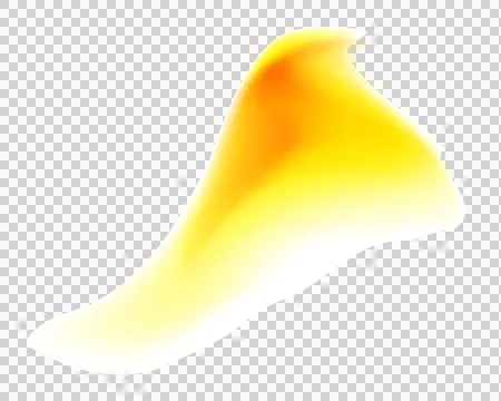 Abstract flowing fiery element with bright orange yellow and white gradient.. Stock Illustration