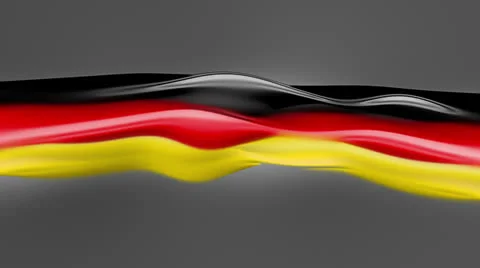 Abstract flowing flag. Germany. 4k 스톡 동영상 23475559