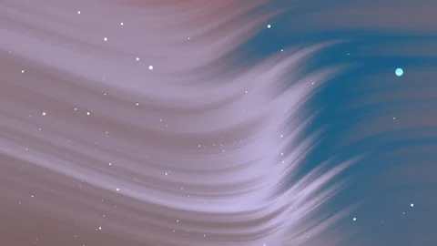 Abstract flowing gentle waves with sparkling particles background loop crea.. 스톡 동영상 335931159