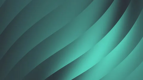 Abstract flowing geometric teal pattern with smooth curved lines for digita.. Stock Footage 313825605