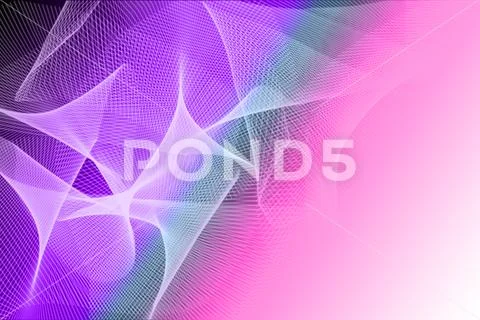 Abstract Flowing Gradient Background With Translucent Color Waves PSD Template