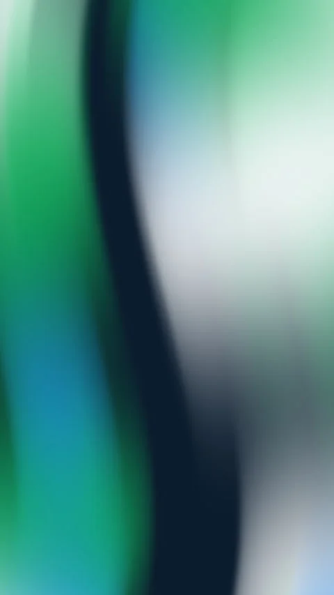 Abstract flowing gradient background with vibrant green and blue waves Stock Footage 327253396