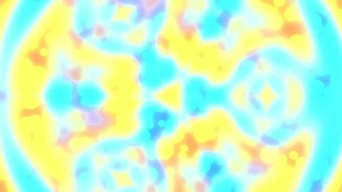 Abstract flowing gradient background with vibrant neon color wave pattern Stock Footage 337708179