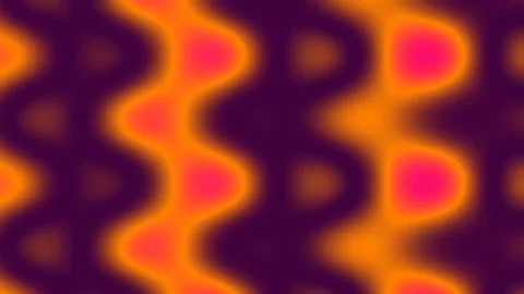 Abstract flowing gradient background with vibrant orange and purple wave li.. Stock Footage 340380497