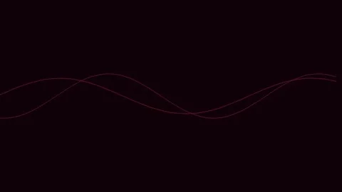 Abstract flowing gradient wave animation on black background for tech visua.. Stock Footage 337165430