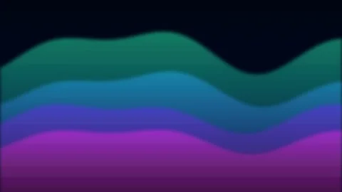 Abstract flowing gradient wave background for modern creative video loop Stock Footage 333799760