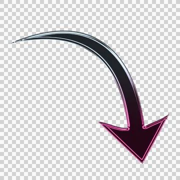 Abstract of flowing gradient waves in black white and pink transparent Stock Illustration