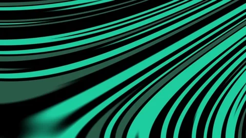 Abstract Flowing Green and Black Lines Background Loop. Stock Footage 339213759