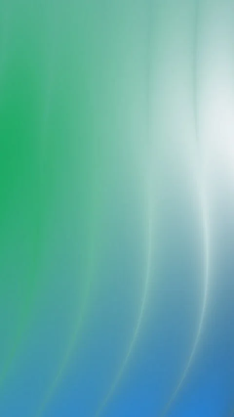 Abstract Flowing Green Blue Gradient Background with Soft Light Waves Stock Footage 327253393