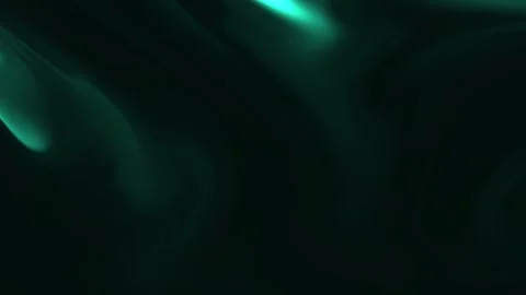 Abstract Flowing Green Light Trails on Dark Background. 库存影片 339214782