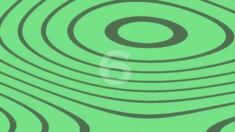 Abstract flowing green lines background, modern graphic equalizer wave patter Stock Footage 342203674