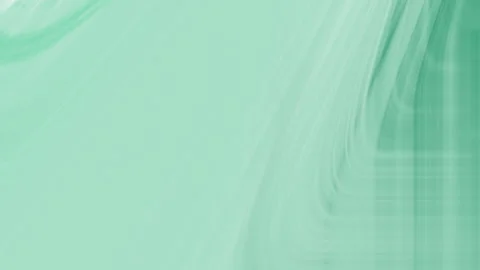 Abstract flowing green lines motion background with soft light waves Stock Footage 327502422
