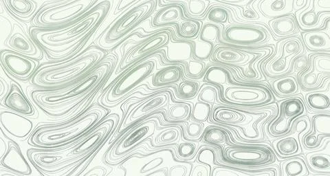 Abstract flowing green patterns Stock Illustration