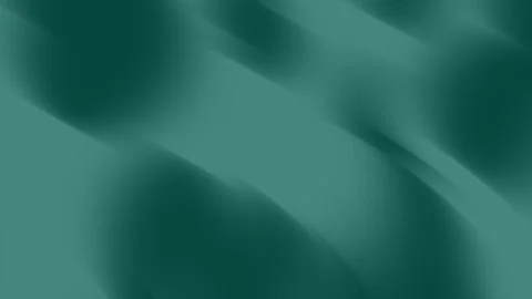 Abstract flowing green shapes with smooth gradient effects and dynamic shadow Stock Footage 313823765