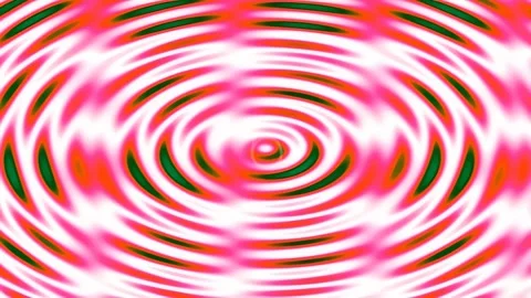 Abstract flowing green wave pattern background with concentric circular ene.. Stock Footage 342203684