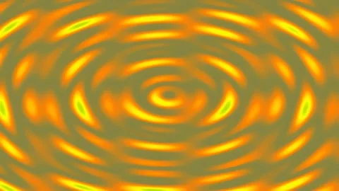 Abstract flowing green yellow circle energy background pattern loop Stock Footage 341059163