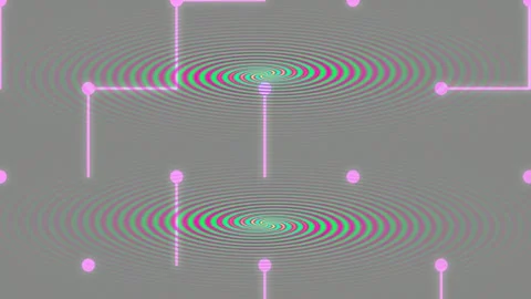 Abstract flowing grid background technology pattern science loop animation Stock Footage 339502040
