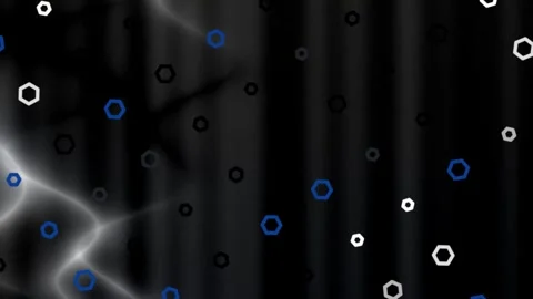 Abstract Flowing Light Shapes in Dark Studio Asymmetric Motion 動画素材 328588857