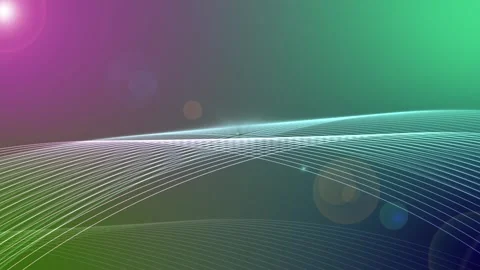 Abstract flowing light wave background animation Stockbeeldmateriaal 334960061