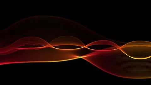 Abstract flowing light waves background smooth undulating lines and gradien.. Vidéo 334761569