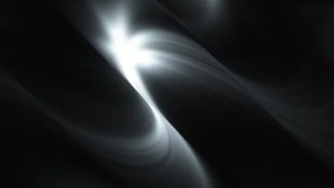 Abstract flowing light waves moving across a dark background Vídeos de archivo 346224824