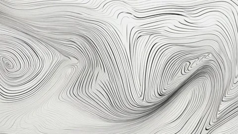 Abstract flowing line swirl background, hand drawn digital animation, seaml.. Video stock 341429238